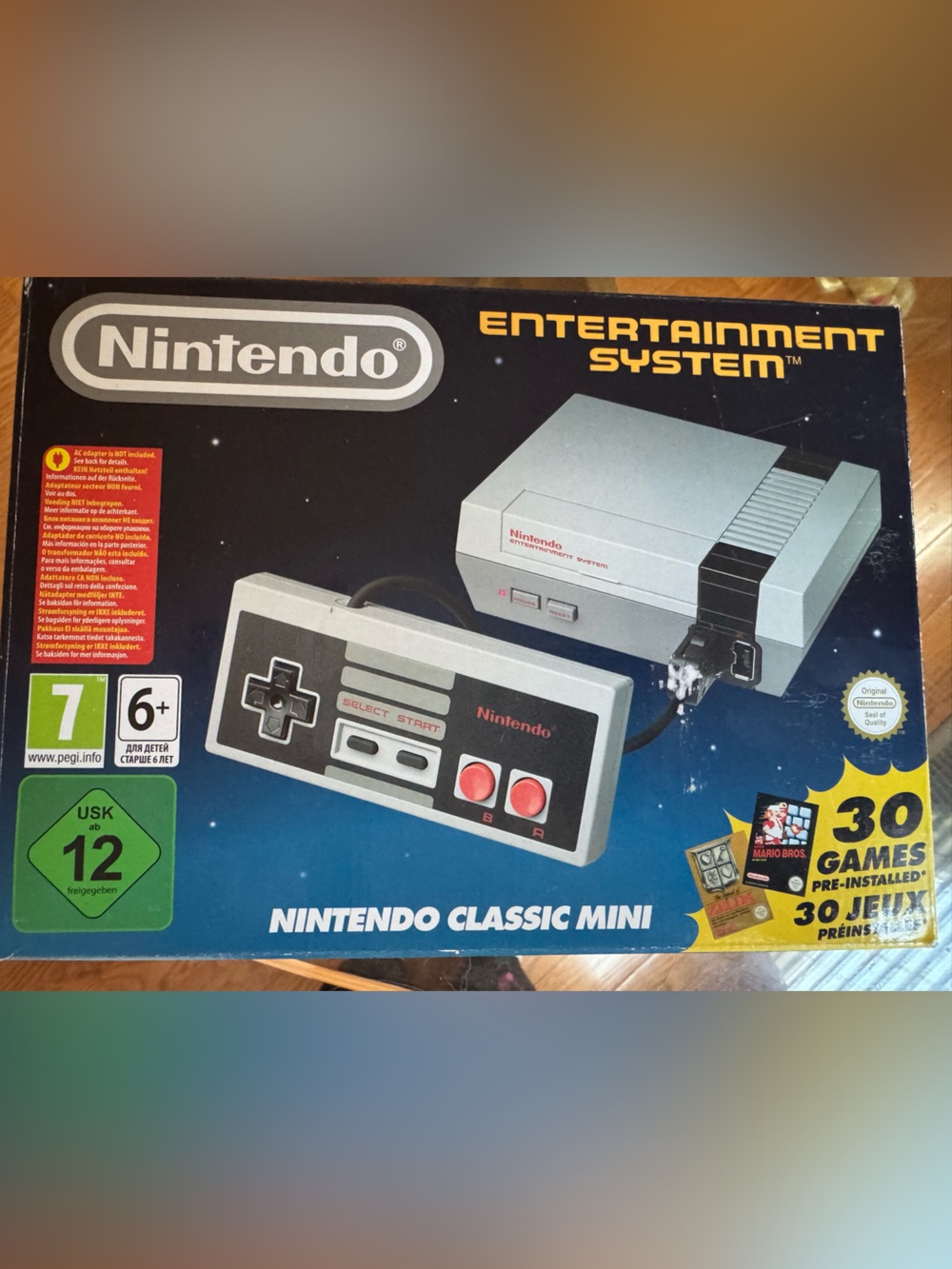 Nintendo NES Classic Mini Console 30 Pre-Loaded Games HDMI PAL CLV-001